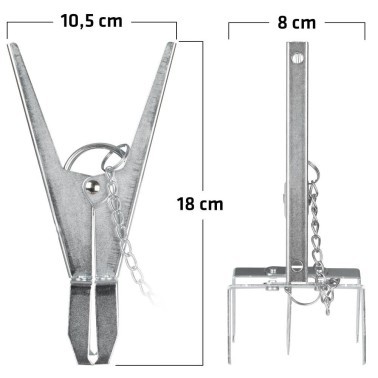 Pièges à Campagnols - Lot de 4 Pinces Efficaces et Réutilisables