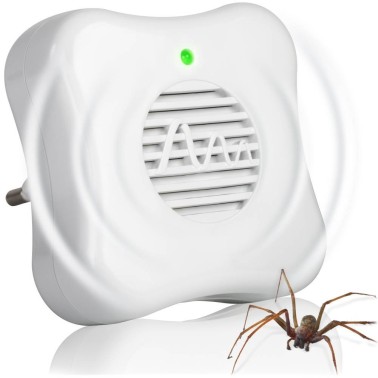 Prise Anti Araignée - Répulsif Ultrasonique pour Araignées - Efficace et Sûr